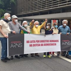 Comissão Arns em manifestação na Av. Paulista - 2021